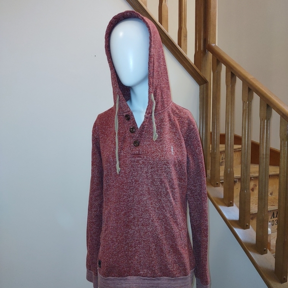 SITKA burnt red hoodie - Picture 1 of 7